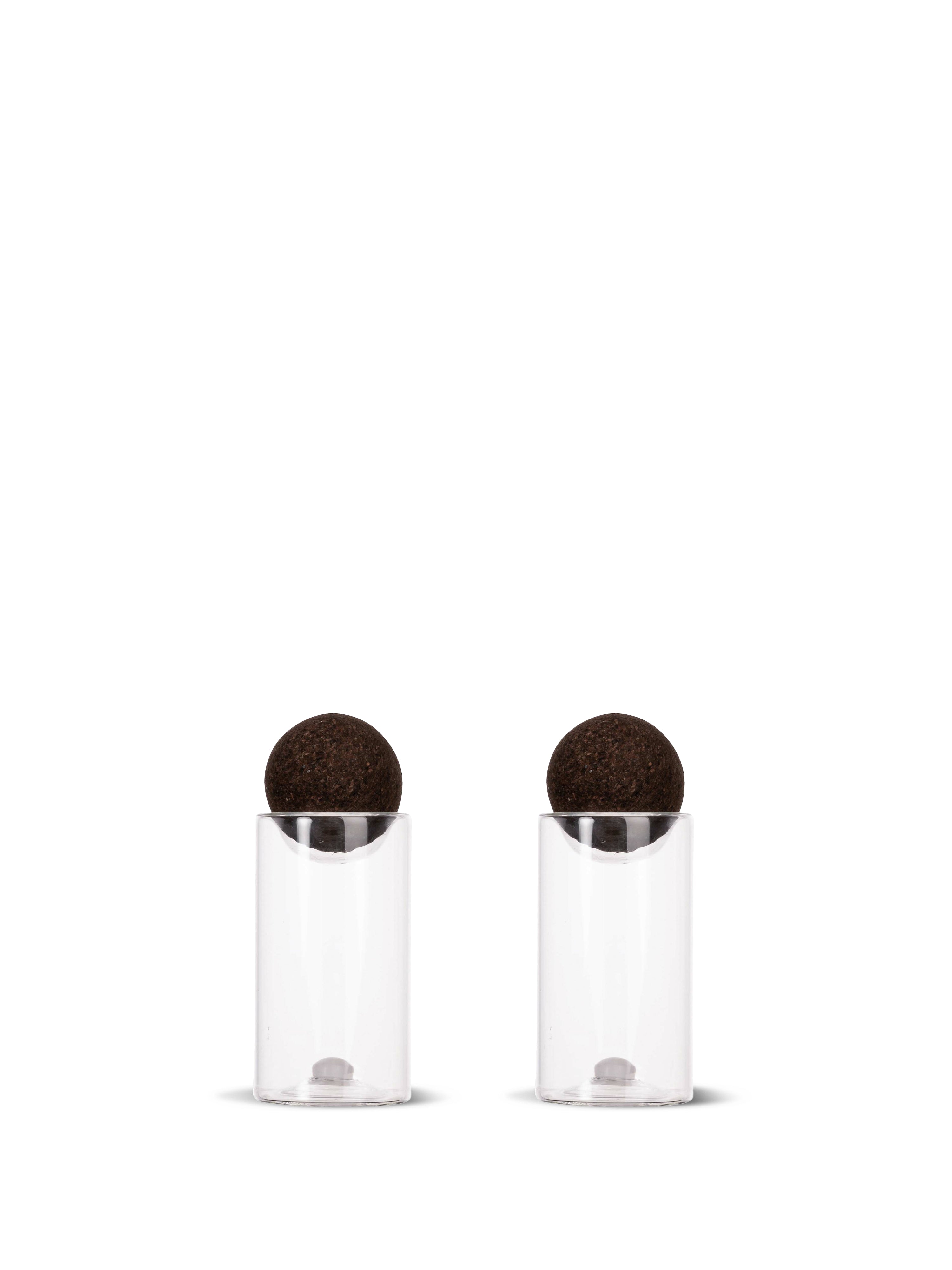 Nature salt- och pepparset med korkkula, 2-pack