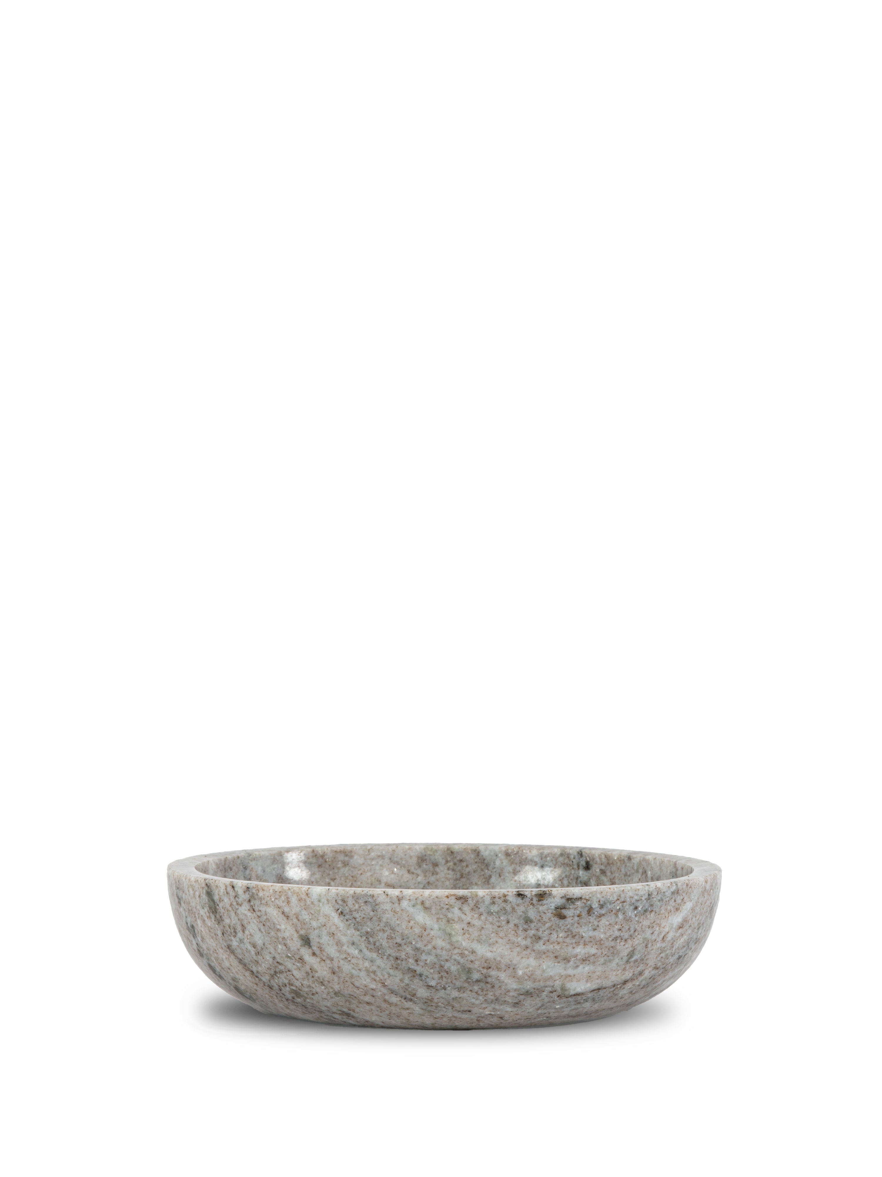 Sten skål medium