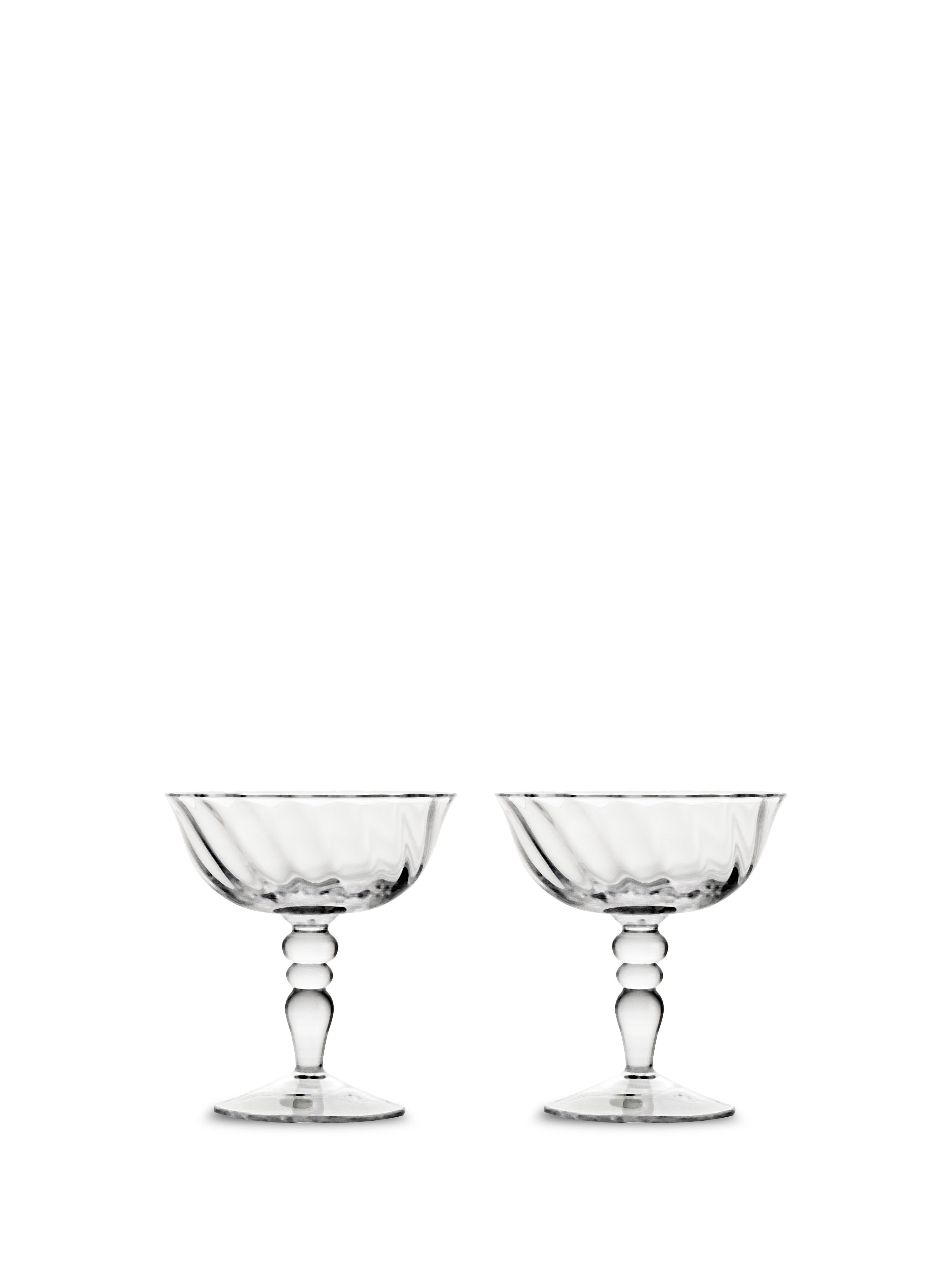 Italiensk champagnekupa Opacity, 2-pack