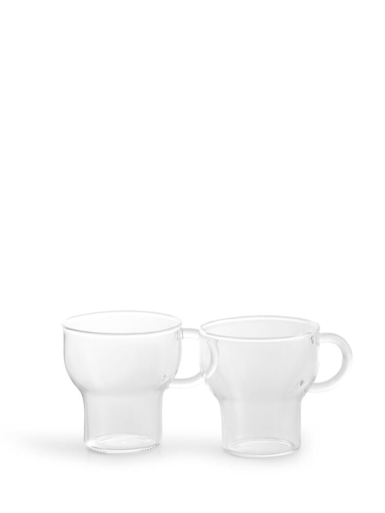 Glasmugg liten, 2-pack